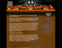 Tablet Screenshot of ironcrossaudio.com